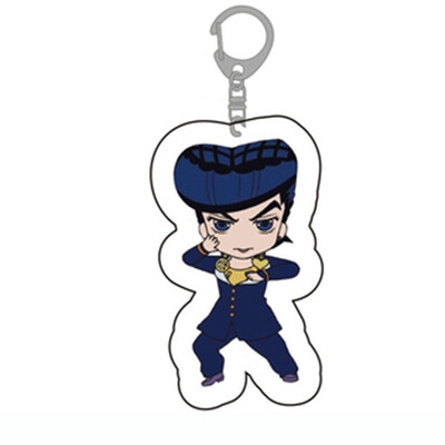 

CAR-TOBBY Anime Jojos Bizarre Adventure Keychain Cartoon Figure Acrylic Keychain