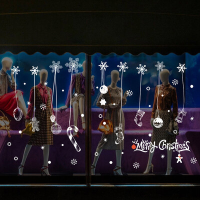

Tailored Merry Christmas Background Wall Decoration Removable Wall Stickers