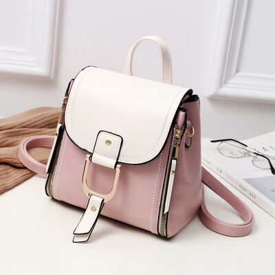

Bag female new summer small fresh slung ins wild multi-purpose texture backpack shoulder-shouldered