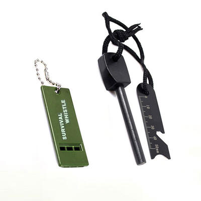 

Metal Match Fire Starter Tool Flint Stone Lighter Gas Oil Magnesium Flint Whistle Outdoor Survive Camping Hiking Tool