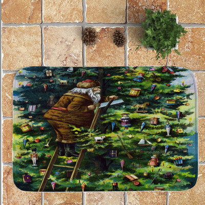 

〖Follure〗Merry Christmas Welcome Doormats Indoor Home Carpets Decor 40x60CM