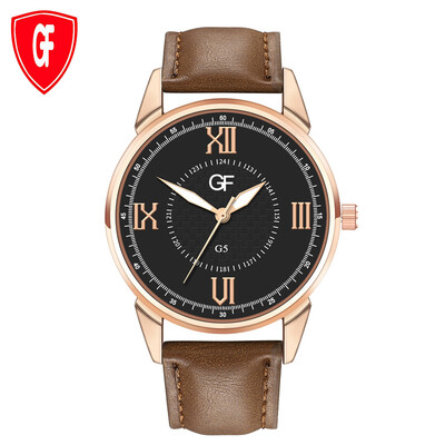 

Gobestart Hot Women Leather Watch Whatever Late Anyway Letter Watches New Pointer glow