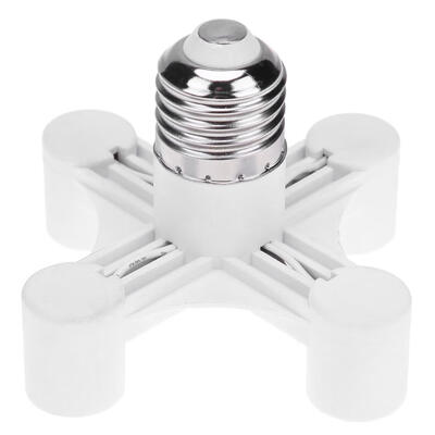 

E27 to E14 Bulb Light Socket Adapter Splitter Screw Induction Lamp Holder