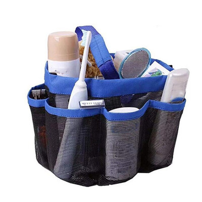 

Gobestart Mesh Shower Tote Wash Bag Bathroom Caddy With 8 Basket Pocket Storage Package