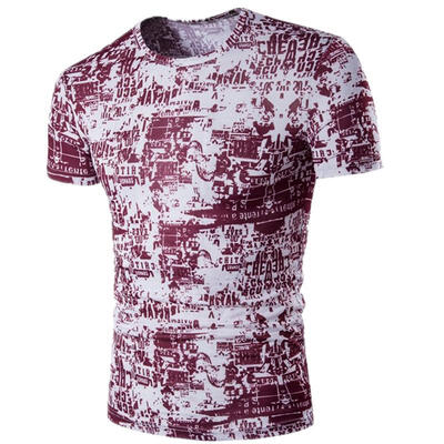 

Mens T-shirt Cotton Summer New Casual Fashion T-shirt Mens Short-sleeved Personality Funny T-shirt Digital 3D Printing