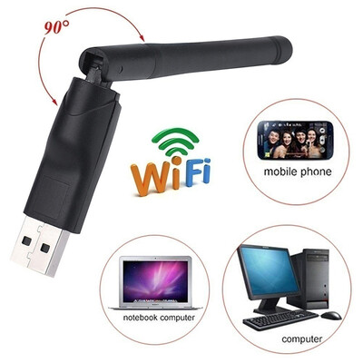 

Mini PC WiFi Adapter USB WiFi Antenna Wireless Computer Network Wi-fi Adapters Wi Fi Antenna Dongles