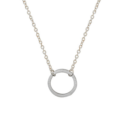 

Hot Shiny Paved Tiny Crysral Circle Round Necklaces & Pendants Silver Rose Gold Color Chain Jewelry For Women