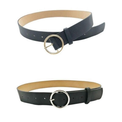 

LadiesGirls Women Waist Elasticated Wide Fashion Buckle Belts Belt Elastic