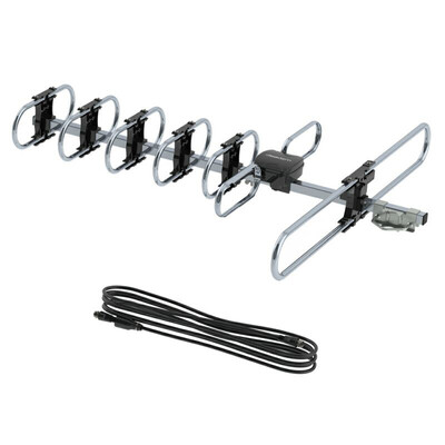 

Details about 200 Miles Outdoor Amplified TV Antenna Digital HDTV 1080p Long Range 10m Cable