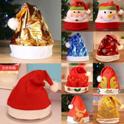 

Adult Size Christmas Hats Funny Novelty Father Xmas Santa Party Costume Outfit