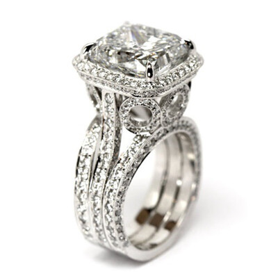 

Sterling Silver White Topaz Wedding Ring Fashion Design For Engagement Fine Jewelry for Women with box Free Shipping