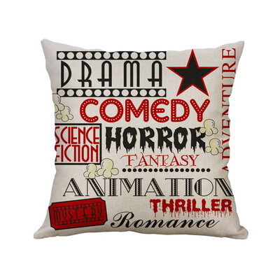 

〖Follure〗Simple Linen Creative Lovely Pillow Cover Pillow Cover Car Pillow Cover