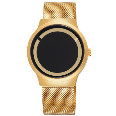 

SKONE 7431 Simple Men Watch Steel Mesh Strap Quartz Movement Watch Waterproof Casual Clock Wristwatch for Male