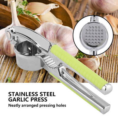 

Greensen Stainless Steel Garllic Press Chopper Mincer Crusher Helper Kitchen Gralic Press Stainless Steel Garlic Press