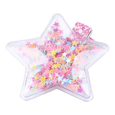 

Transparent Colorful Girls Kids Hair Clips Lovely Crown Star Heart Hairpin