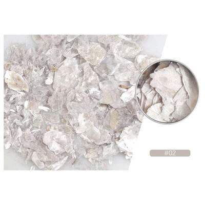 

Toponeto Nail Rock Slice Mica Slice Shell Slice Thin Fragment Mix Piece Nail Ornament