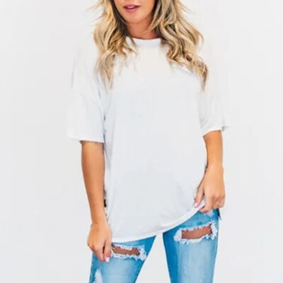 

Womens Summer Short Sleeve Plus Size Casual Beach T Shirts Leopard Tops Blouse