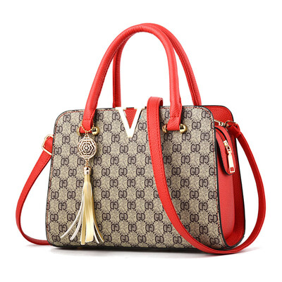 

Womens Bag Middle-aged Womens Bag Simple Single Shoulder Bag Large Capacity Handbag Slanting Big Bag Mothers Bag