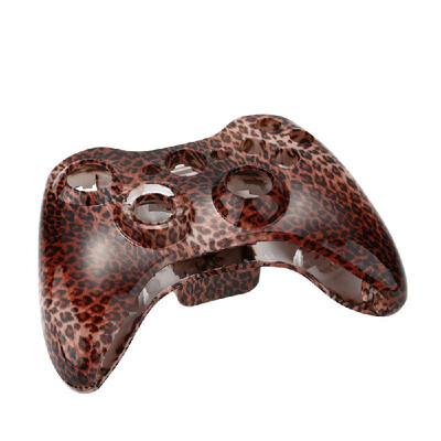 

Hot-selling Plastic Wireless Gamepad Case Game Player Controller Box Shell Replacement Parts with Leopard Print Shock-resistant Du