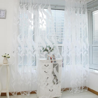 

2m Fashion Wheat Sheer Curtain Tulle Window Voile Drape Screen Home Decor