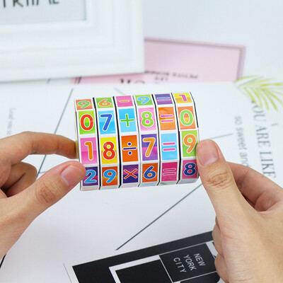 

Siaonvr New Children Kids Mathematics Numbers Magic Cube Toy Puzzle Game Gift