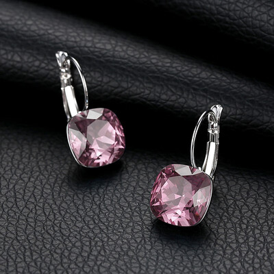 

Fashion jewelry square earrings earrings ear buckle female simple&generous temperament wild earrings accessories female