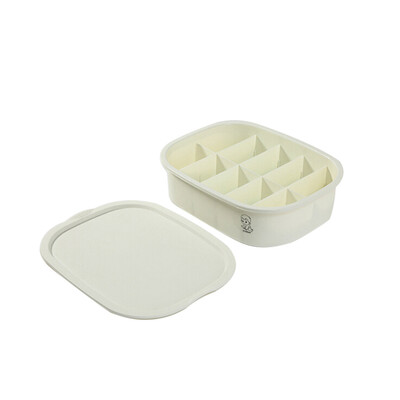 

Gobestart Plastic Underwear Storage Box Underwear Bra Box Detachable Underwear Storage Box