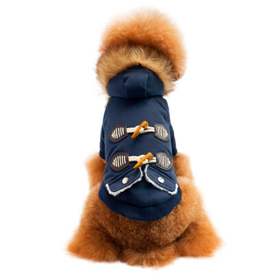

Winter Dog Jacket Puppy Dog Clothes Pet Outfits Dog Denim Coat Jeans Costume Chihuahua Poodle Bichon Pet Dog Clothing Apparel