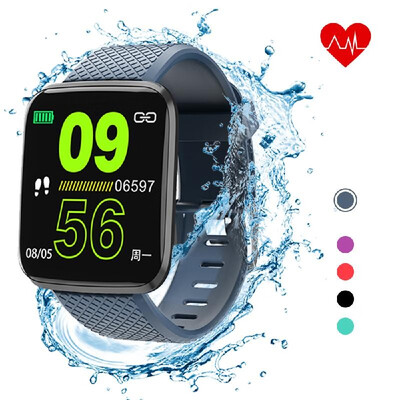 

D13 13in Intelligent Watches 116 Plus Heart Rate Monitoring Watch Sports Watches Wristband Waterproof Smartwatch