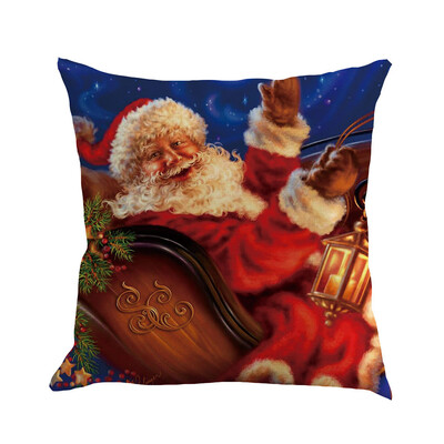 

Tailored Christmas Pillow Cover Pillowcases Decorative Sofa Cushion Cover 45x45cm