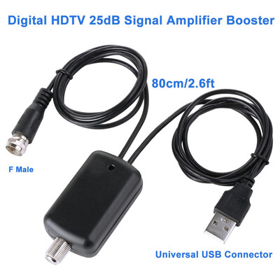 

Digital HDTV Signal Amplifier Booster for Cable TV Fox HD Channel 25dB Indoor Signal Amplifier