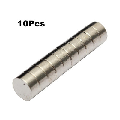 

10Pcs N35 Grade 12x4mm Rare Earth Cylinder Strong-Magnet NdFeB Neodymium Craft Magnetic-Iron