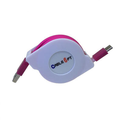 

Retractable Type C Charging Cable Long 2m Charge Cord For Huawei