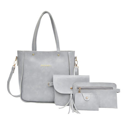 

4pcsset Shoulder Purse Handbags Leather Women Card Holder Satchel Bags