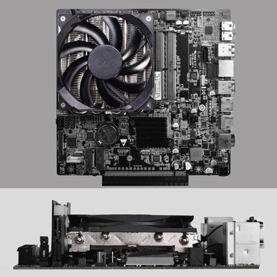 

Mute CPU Fan Cooler Heatsink 4 Heatpipes Computer Radiator for IntelAMD
