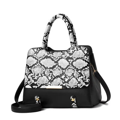 

Female bag 2019 new tide ladies bag PU leather simple handbag shoulder female big bag Messenger bag