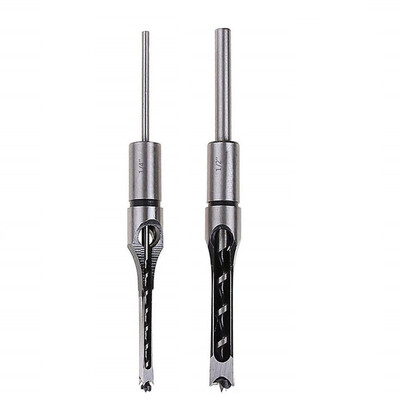 

2PCSSet Wood Mortising Chisel Mortise Chisel Bit Kit Woodworker Square Hole Drill Bit DIY Woodworking Tools