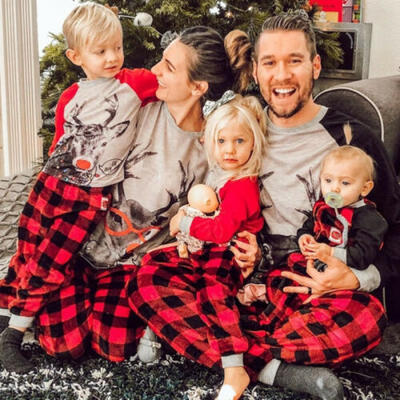 

XMAS PJs Family Matching Adult Women Kids Christmas Nightwear Pyjamas Pajamas