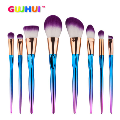 

Toponeto 8PCS Make Up Foundation Eyebrow Eyeliner Blush Cosmetic Concealer Brushes
