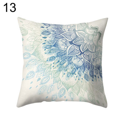 

Bohemian Style Square Throw Pillow Protector Case Cushion Cover Sofa Bed Decor