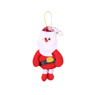 

〖Follure〗Christmas Ornaments Gift Santa Claus Snowman Tree Toy Doll Hang Decorations