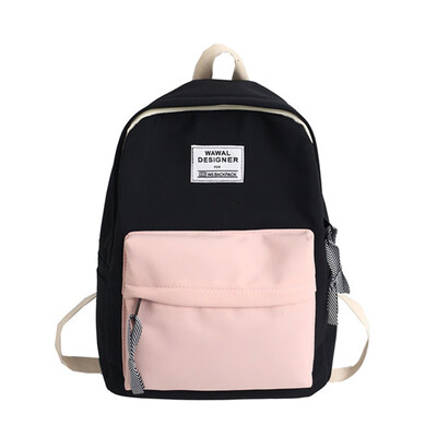 

Schoolbag female ins feel girl campus Korean version of the original high school ulzzang college students tide double shoulder bag