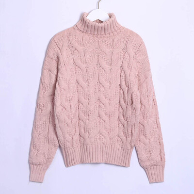 

〖Follure〗Womens Fashion Long Sleeve Turtle Cowl Neck Knitted Sweater Wrap Pullover Tops