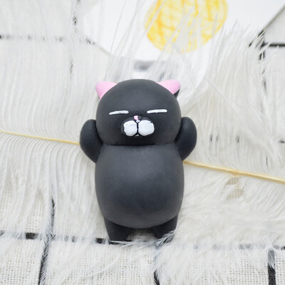 

Siaonvr Cute Mochi Squishy Cat Squeeze Healing Fun Kids Kawaii Toy Stress Reliever Decor