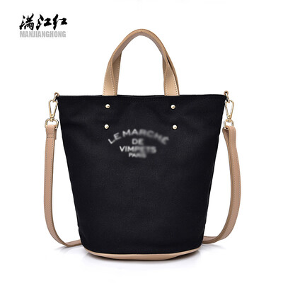 

Casual canvas bag fashion female shoulder bag female bag printing large cloth bag outdoor