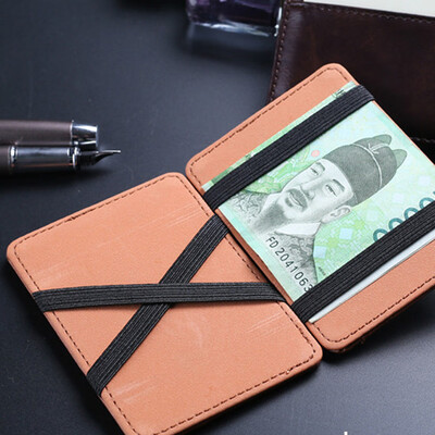 

Tailored Mini Leather Wallet Wallet ID Credit Card Holder Male Small Wallet Wallets BK