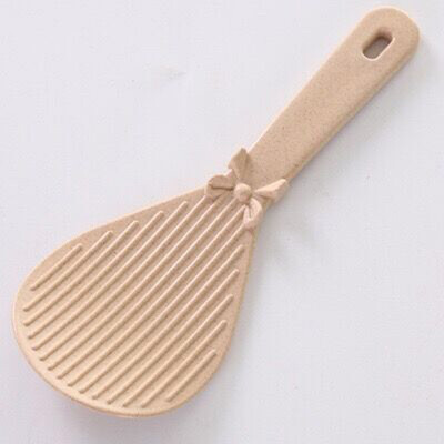 

Trendy 4 Colors Available To Choose Environmental Protection Household Wheat Fiber Rice Spoon