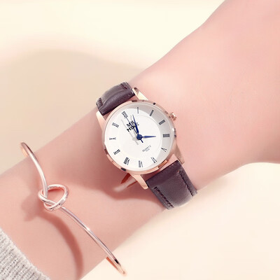 

Mi Ke trend couples on the table simple dial casual belt men&women waterproof quartz watch