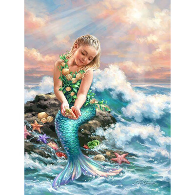 

Toponeto 5D Embroidery Paintings Rhinestone Pasted DIY Diamond Painting Cross Stitch