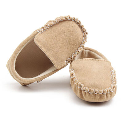 

Lovely Infant Moccasins Princess Baby First Walk Shoes Baby Matte Pu Peas Casual Leather Shoes